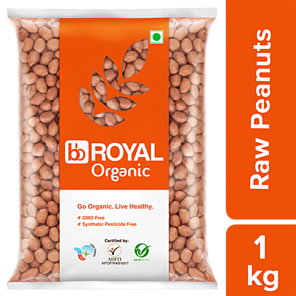 Buy Bb Royal Organic Raw Peanuts 1 Kg Online At Best Price Of Rs 212 