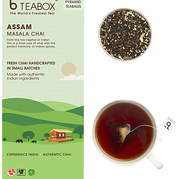 Buy Teabox Assam Tea Masala Chai Blend 16 Pcs Online At Best Price Of Rs 349 Bigbasket 0675