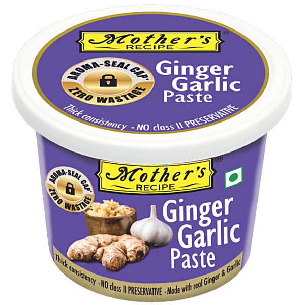 Buy Mothers Recipe Paste - Ginger & Garlic 300 gm Online at Best Price ...