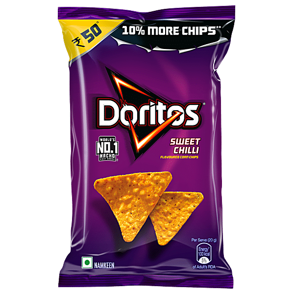 Buy Doritos Sweet Crunchy Nachos Chips Snacks Chilli Online At Best Price Of Rs 50 Bigbasket