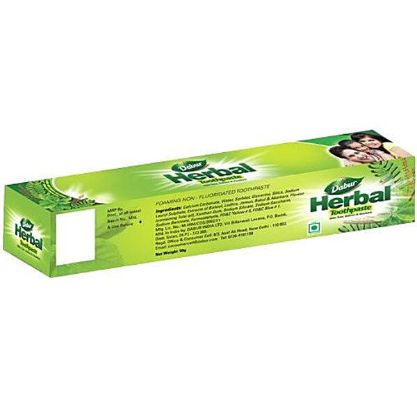 Buy Dabur Tooth Paste - Herbal 50 gm Online at Best Price. of Rs null ...