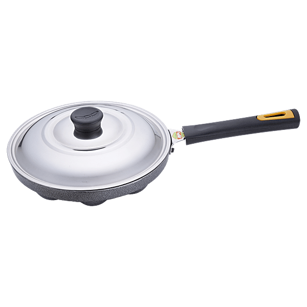 Buy Anjali Appa Patra Non Stick With Lid Handle Diamond Series 280 Mm ...