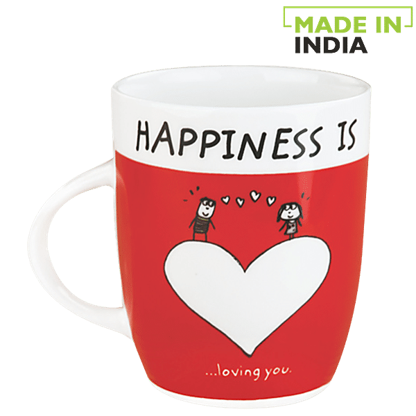 Buy Claycraft Orchid Coffee/Milk Mug - Happiness Is Loving You Online ...