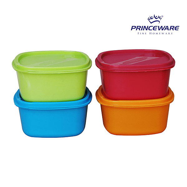 Buy Princeware Square Plastic Container Assorted Online at Best Price of Rs  129 - bigbasket