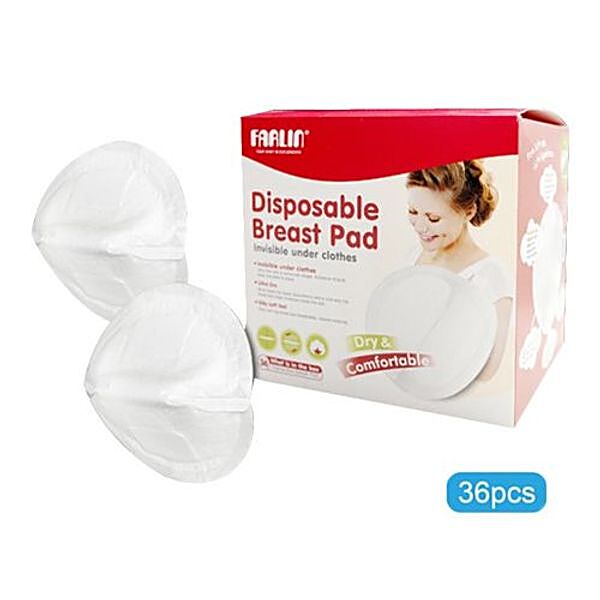 36 piece disposable breast pads -750 6 pc washable breast pads