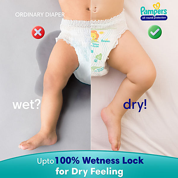 Nonwoven Pant Diapers Large Size Pampers Diaper Pants, Age Group: 3-12  Months, Packaging Size: 64 Pieces at Rs 750/pack in Santipur