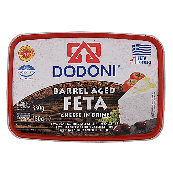 Buy Dodoni Barrel Aged Feta Cheese In Brine Online At Best Price Of Rs