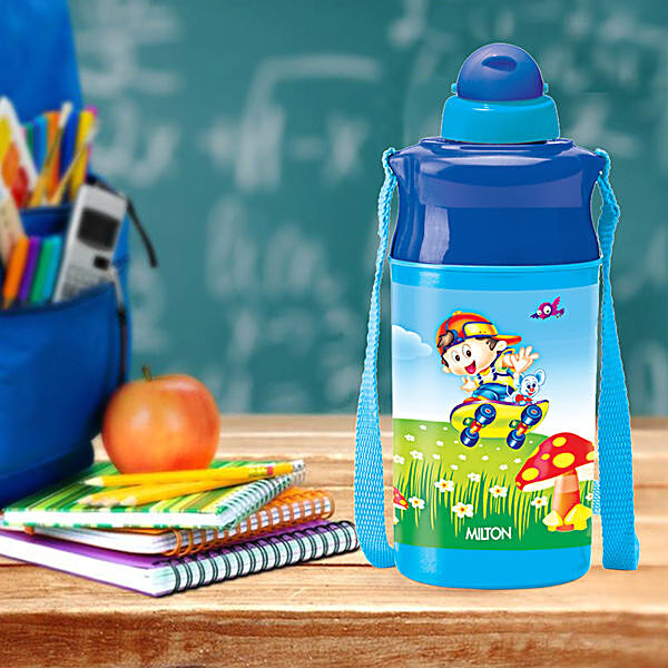 400ML Children Thermos Water Bottle Kids Thermos Mug Baby Duck