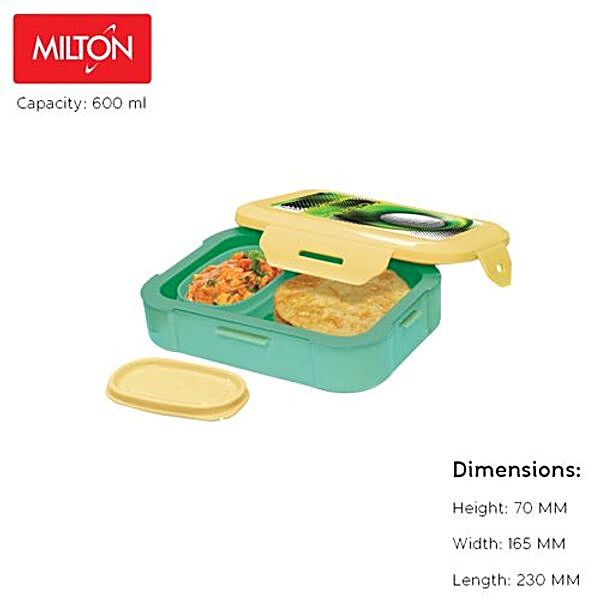 Buy Milton School Tiffin Box - Thermoware, Plastic, Dark Blue, Quick Bite  Online at Best Price of Rs 360 - bigbasket