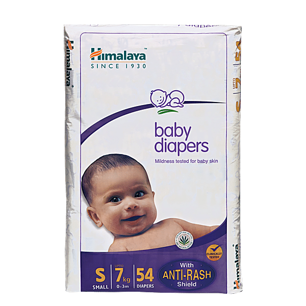 Buy Himalaya Baby Diapers Small Anti Rash Shield 7 Kg 9 Pcs Pouch