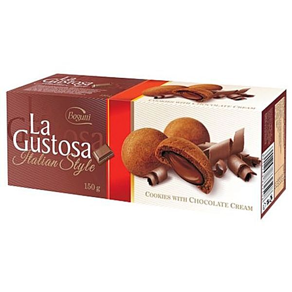 Buy Bogutti La Gustosa Cookies - With Chocolate Cream, Italian Style