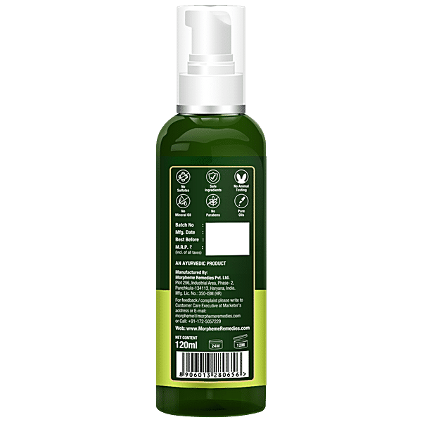 Morpheme Remedies Neem Tea Tree Basil Face Wash Oil Control Anti Acne 120 ml