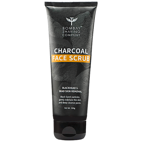 Buy Bombay Shaving Company Charcoal Face Scrub With Black Sand ...