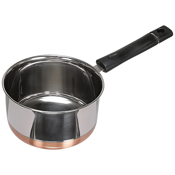 Rare AMC Stainless Steel Cookware Sauce Saute 8” Pot Double Handle 8011 No  Lid 