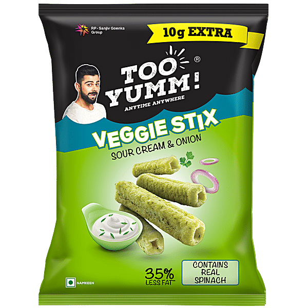 Buy Too Yumm! Sour Cream & Onion Flavour Veggie Stix Namkeen Online at ...