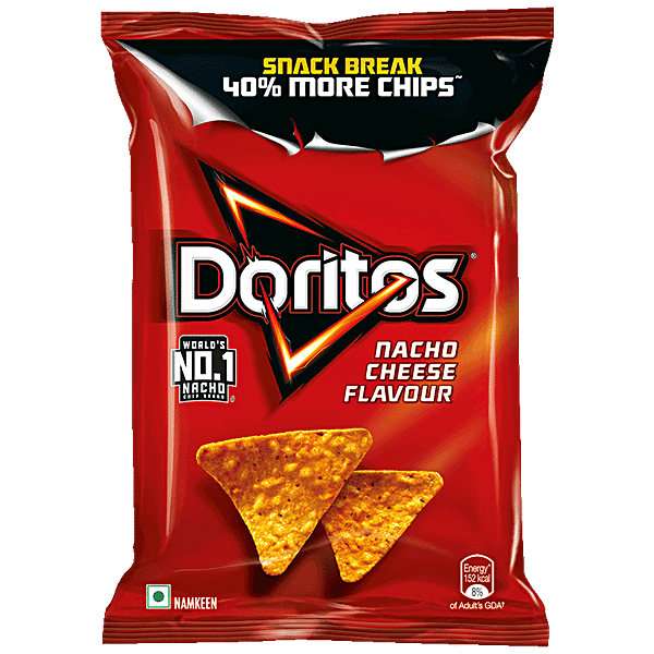 Cheetos Puffs and Doritos Nacho Cheese Tortilla Chips Bundle (2 ct