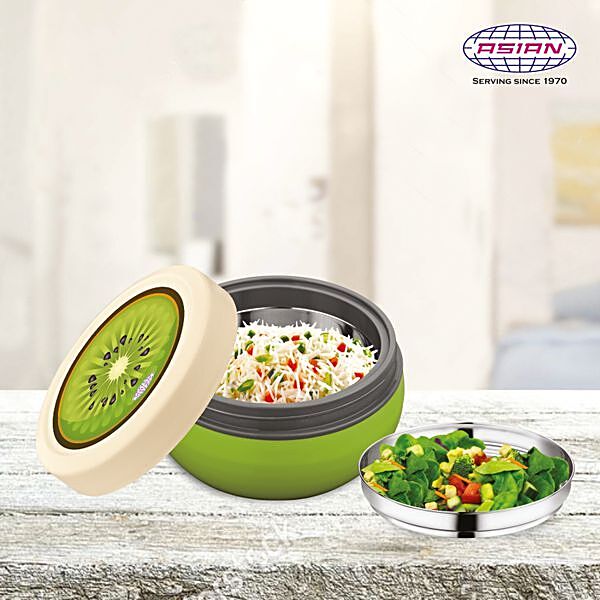 Buy Asian Plastic Lunch Box/Tiffin Box - Diet Meal Hot Pack, Green Online  at Best Price of Rs 410 - bigbasket