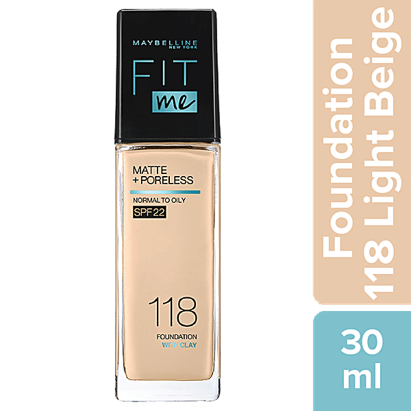 Buy Maybelline New York Fit Me Matte+Poreless Liquid Foundation, 330  Toffee, 30ml Online at Low Prices in India 