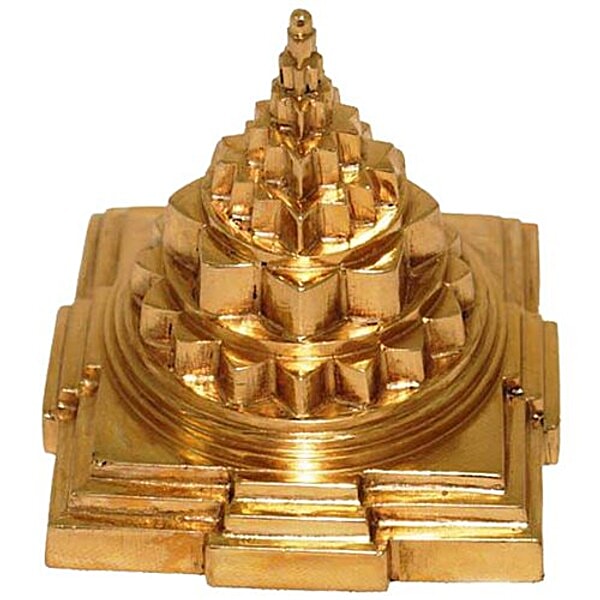 Buy Giri Maha Meru Sri Yantra Panchalogam - Panchadhatu, 4 cm Online at ...