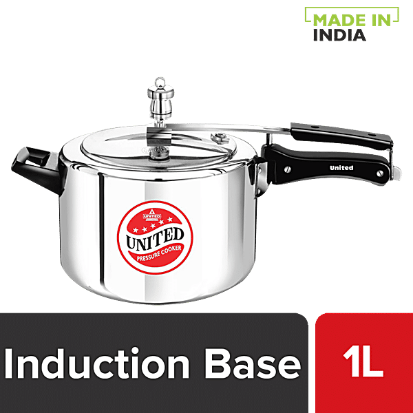 Buy United Aluminium Inner Lid Pressure Cooker Induction Base