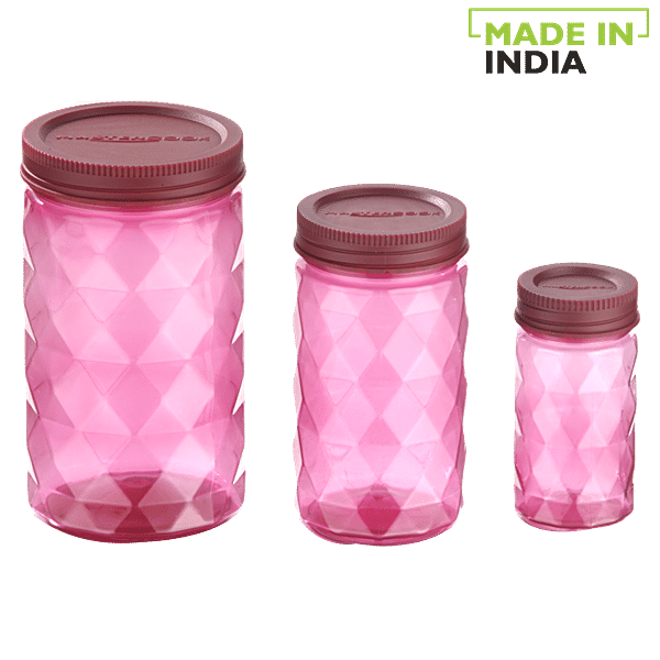 Pink Plastic Cylinder Container | Quantity: 48 by Paper Mart