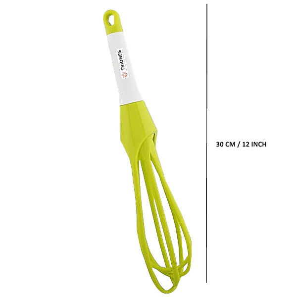 Triones Plastic Whisk, Small, Green