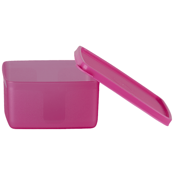 Buy Amson 2 in 1 Pink Plastic Snack Box Container 450 ml Online at Best  Prices in India - JioMart.