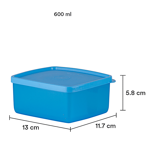 Buy Polyset Magic Seal Storage Containers - Plastic, Square, Royal Blue,  High Quality, Sturdy Online at Best Price of Rs 275 - bigbasket