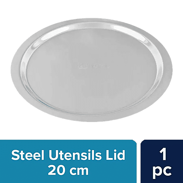 1pc Small Size Stainless Steel Round Food Cover Plate Cover To Keep Out  Dust And Insects