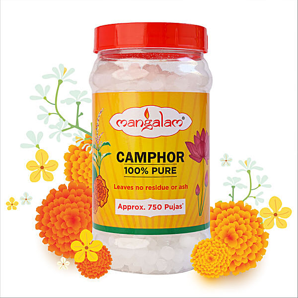 Buy Mangalam Pure Camphor Leaves No Residue Ash Purifies