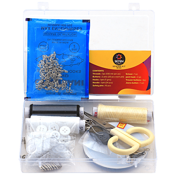 Lucknow Crafts Thread and Needle Kit For Home Sewing Kit Box Repair Set  Sewing Kit With Box Sewing Kit Price in India - Buy Lucknow Crafts Thread  and Needle Kit For Home