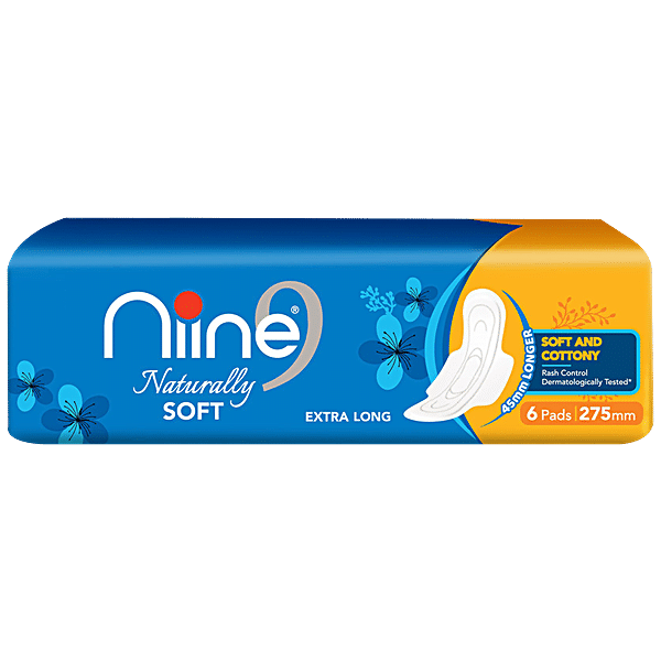 Buy Niine Naturally Soft Sanitary Napkins - XL, Soft & Cottony, Prevents  Odour, Long Lasting Protection Online at Best Price of Rs 31.5 - bigbasket