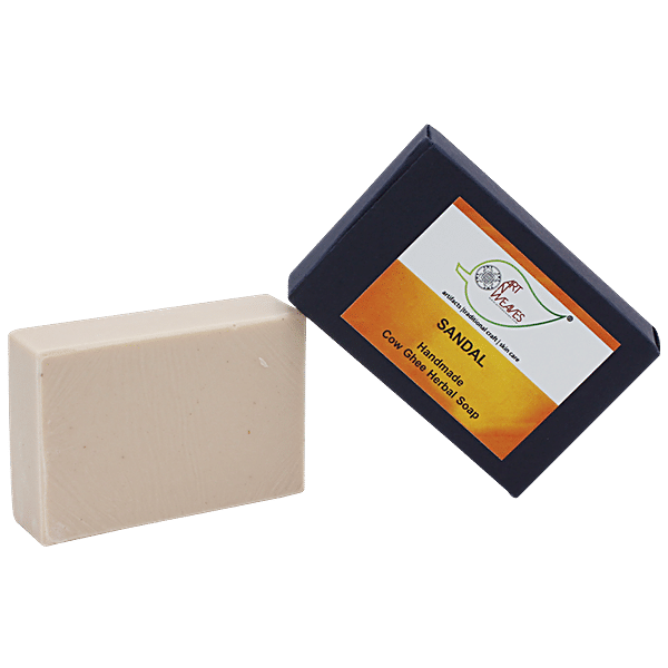 Buy ArtNWeaves Sandal Handmade Cow Ghee Herbal Soap Online at Best ...