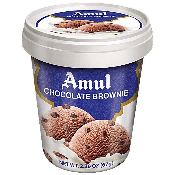 Buy Amul Ice Cream - Chocolate Brownie Online at Best Price of Rs 35 ...