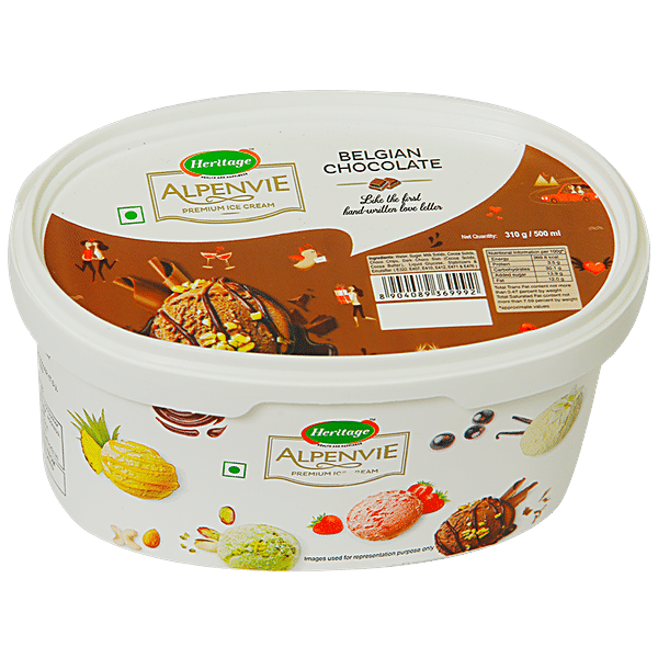 Buy Heritage Alpenvie Belgian Chocolate Ice Cream Online At Best Price