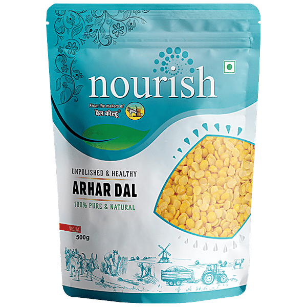 Buy Nourish Unpolished & Healthy Arhar Dal Online at Best Price of Rs ...