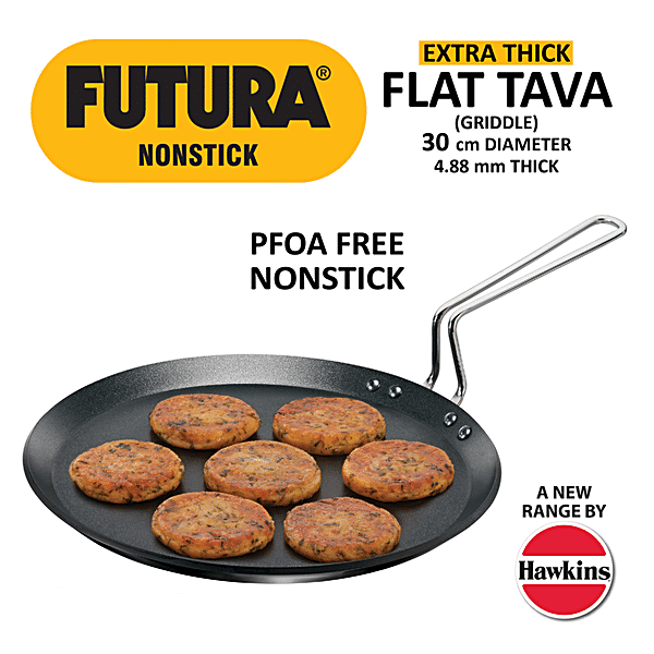 Buy HAWKINS FUTURA NON-STICK FLAT TAWA online from Karnatakasteels By TKMI  Since 1968