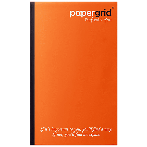 Buy Papergrid Cut Size Notebook - Single Line, 160 Pages, Soft