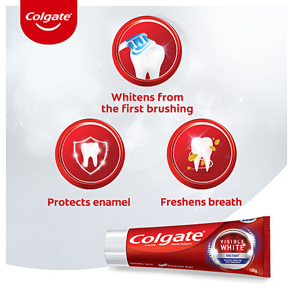 Buy Colgate Visible White Instant Toothpaste Online at Best Price