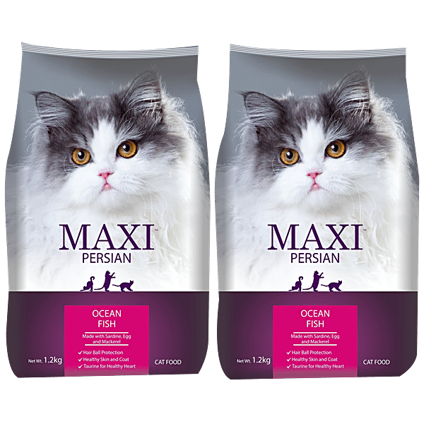 Buy Maxi Persian Ocean Fish Adult Cat Dry Food Online at Best