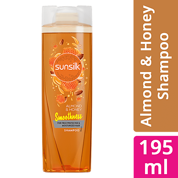 Buy Sunsilk Smoothness Hair Shampoo Almond And Honey For Frizz Protected And Moisturized Hair 9195