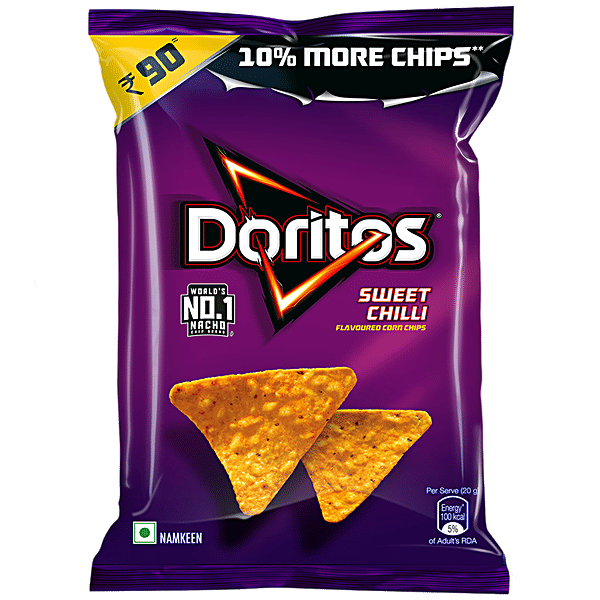 Buy Doritos Nachos Sweet Chilli Crunchy Nachos Chips Snacks Online At Best Price Of Rs 81