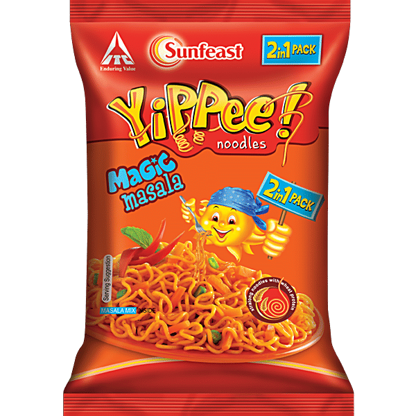 Buy Sunfeast Yippee Instant Noodles Magic Masala Online At Best