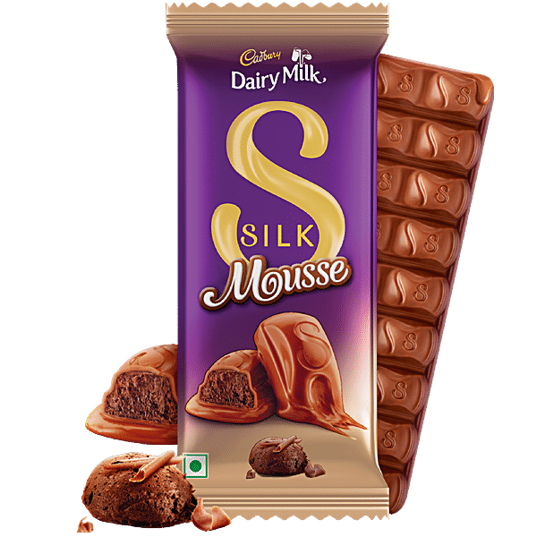 Buy Cadbury Dairy Milk Silk Chocolate Bar - Mousse 50 g Packet 100% ...