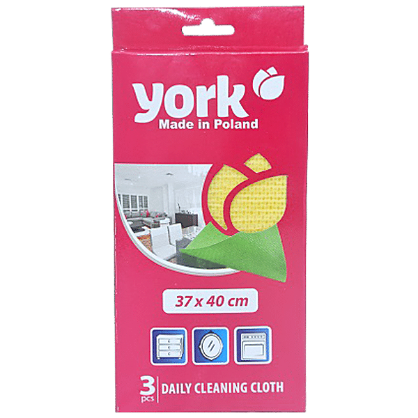 Buy YORK Microfibre Kitchen & Household Cleaning Cloth Set Online at Best  Price of Rs 179 - bigbasket