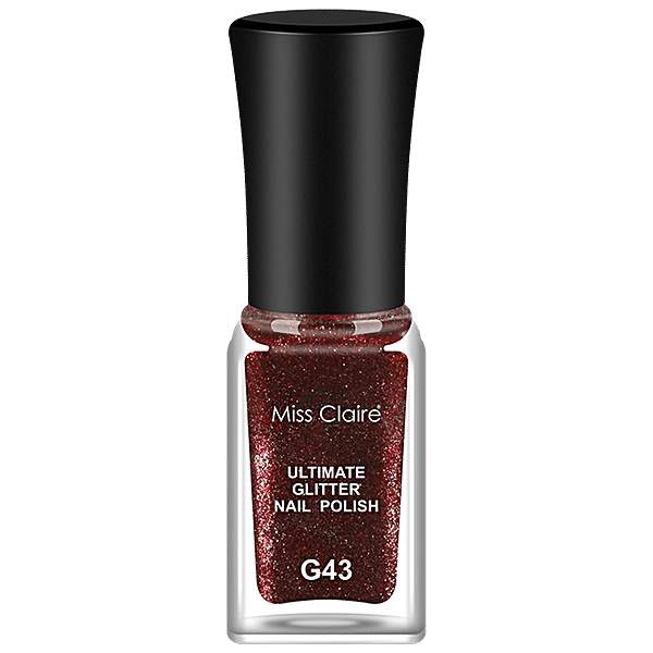 Buy Miss Claire Ultimate Glitter Nail Polish Online at Best Price of Rs