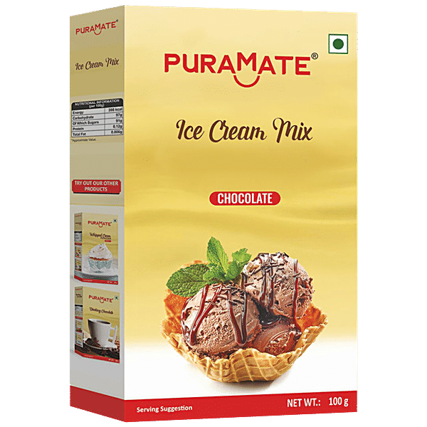 Buy Puramate Ice Cream Mix - Chocolate Online At Best Price Of Rs 55 