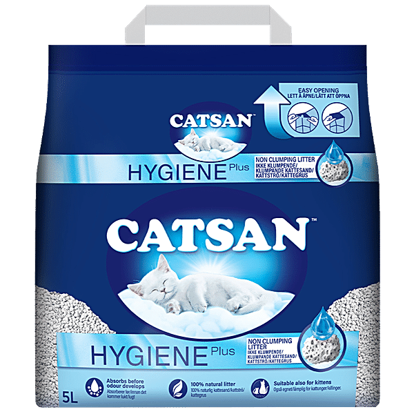 Buy Catsan Hygiene Plus Non Clumping 100% Natural Cat Litter Online at