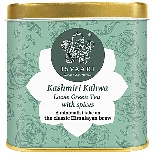 Buy Isvaari Herbal Kashmiri Kahwa Loose Green Tea With Spices Online At Best Price Of Rs 325 8985