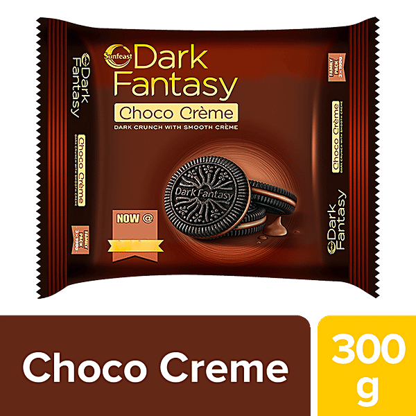 Buy Sunfeast Dark Fantasy Choco Creme Dark Crunchy Biscuit With Smooth Creamy Layer Online At